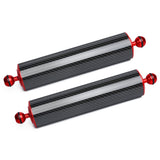 Red 12" Underwater Carbon Fiber Float Arm, for Ultralight, Aquatic Arm, Dual 1'' Ball Buoyancy Floating Arms Lighting System for Diving Tray Video Light/Strobe (2pack)