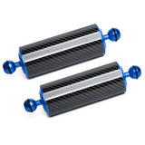 Blue 8" Underwater Carbon Fiber Float Arm, for Ultralight, Aquatic Arm, Dual 1'' Ball Buoyancy Floating Arms Lighting System for Diving Tray Video Light/Strobe (2pack)