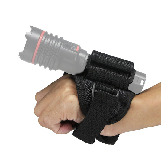 LetonPower Diving Flashlight Glove Hands-Free Dive Light Holder with Magic Tape Diving Flashlight Holder Universal Adjustable Wrist Strap(Not Included Flashlight)