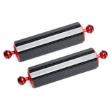 Red 10" Underwater Carbon Fiber Float Arm, for Ultralight, Aquatic Arm, Dual 1'' Ball Buoyancy Floating Arms Lighting System for Diving Tray Video Light/Strobe (2pack)