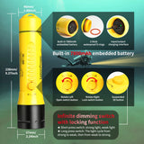 Diving Flashlight, Professional Dive Light,1800 Lumens IPX-8 Waterproof Flashlight,100m Underwater Flashlight,5500K White Light Charging Diving Light for Scuba Diving Underwater Hunting（复制）