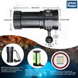 Diving Flashlight, L15 10000Lumens Dive Light,100m Underwater Video Light, Scuba Dive Lights, Underwater Flashlight with Type-C Charging for Professional Under Water Sports