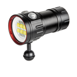 B24 Dive Light Underwater Flashlight 9000Lumens Underwater Video Lights 80m Scuba Dive Light Diving Flashlight for Under Water Sports,Underwater Video Shooting and Photography