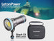 Shark CB 6000 Lumen Dive Light, 120m Waterproof Underwater Video Light 96 CRI with 120 Degree Wide Beam Angle Scuba Flashlight for Underwater Professional Dive Photography Fill Light